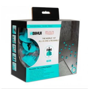 Bihui T-Spin Reusable Tile Levelling System Box of 50