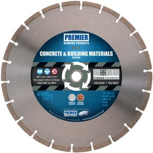 Premier Diamond P4-C Diamond Blade For Cutting Concrete (See Options)