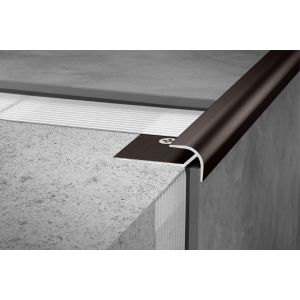 Schluter Vinpro RO Rounded Vinyl/LVT Trim L=2.5Mtrs (Select Height & Colour)